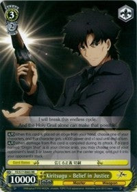 Kiritsugu - Belief in Justice (FZ/S17-E003 RR) [Fate/Zero]