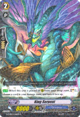 King Serpent (G-CHB03/026EN) [Rummy Labyrinth Under the Moonlight]