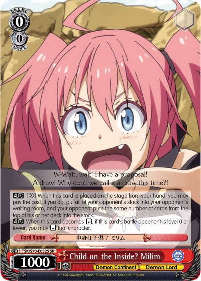 Child on the Inside? Milim (TSK/S70-E032S SR) [That Time I Got Reincarnated as a Slime]