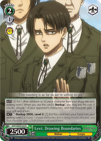 Levi: Drawing Boundaries [Attack On Titan: Final Season]
