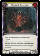 Bloodspill Invocation (Yellow) [ARC107-C] (Arcane Rising)  1st Edition Rainbow Foil