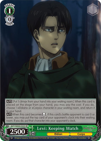 Levi: Keeping Watch (Foil) [Attack On Titan: Final Season]